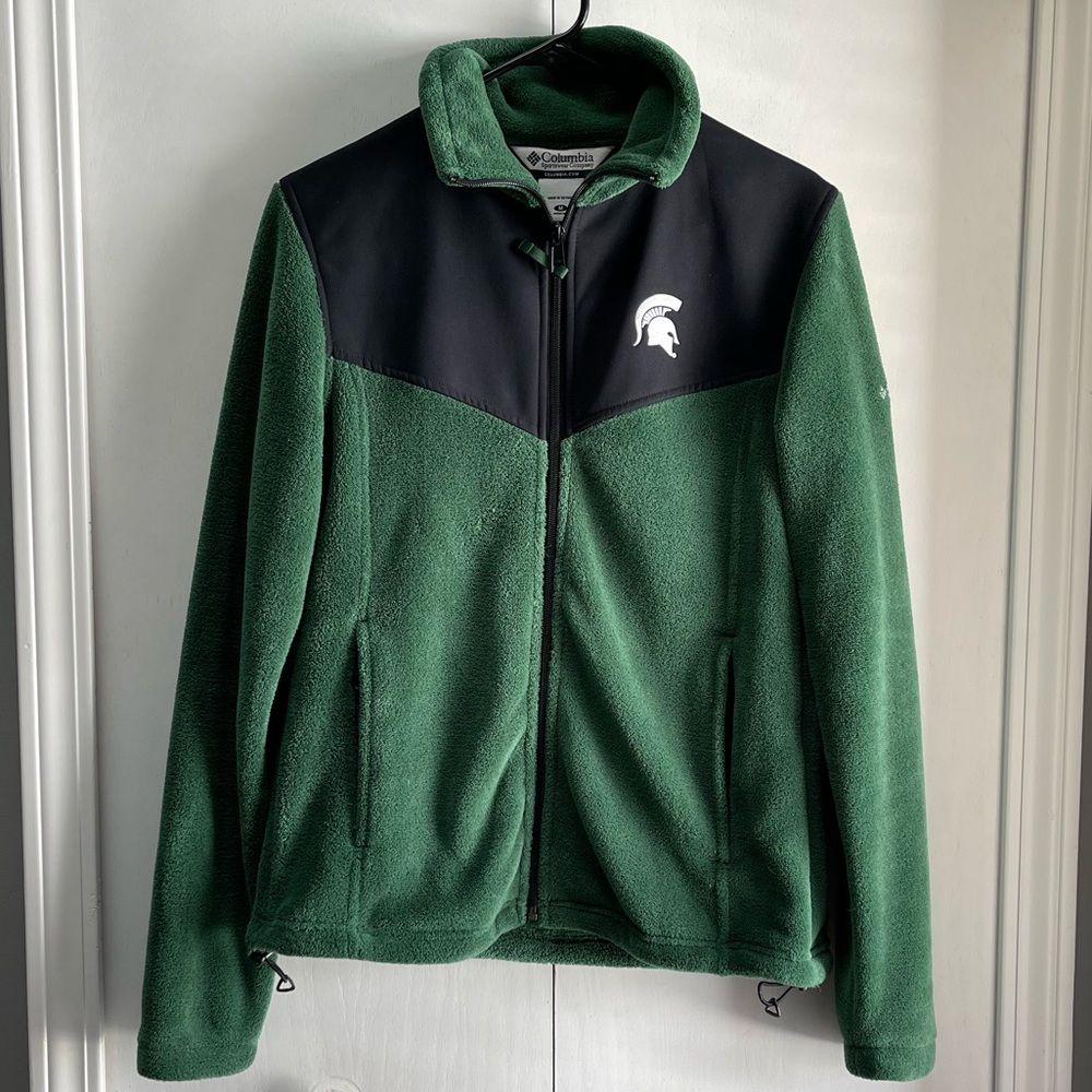 Women’s Columbia MSU Plush Zip Up